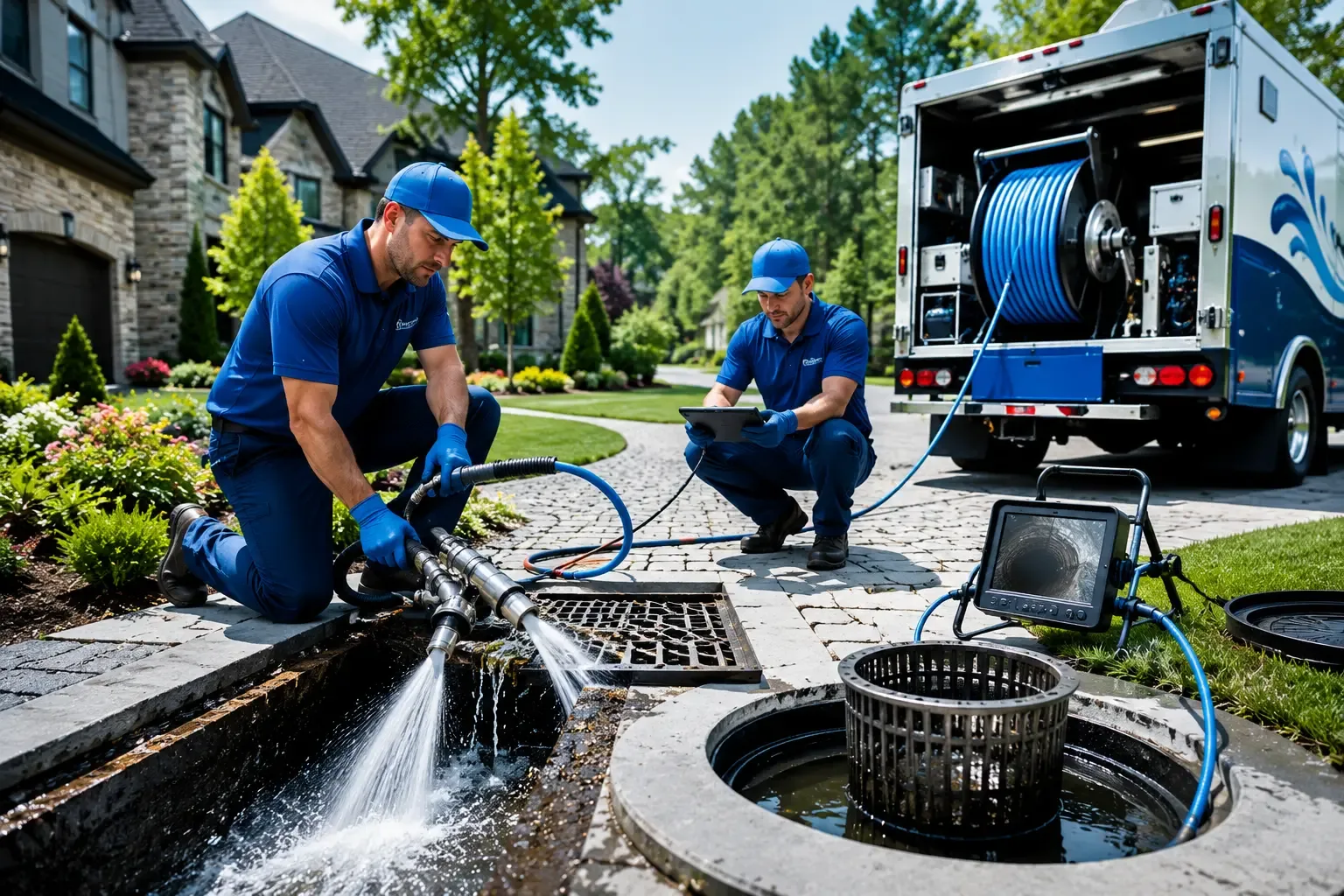 Local outdoor drain cleaning professionals in Van Dyne, WI