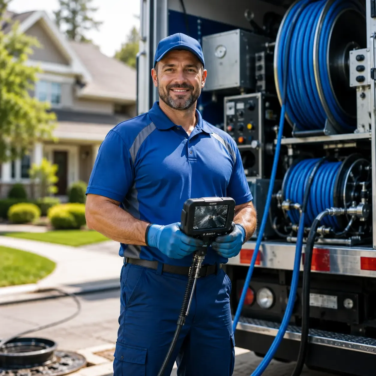Local outdoor drain cleaning specialists in Van Dyne, WI